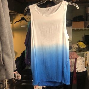 Peace love world ombré tank